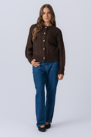 Bottono trikotažas - Rudas