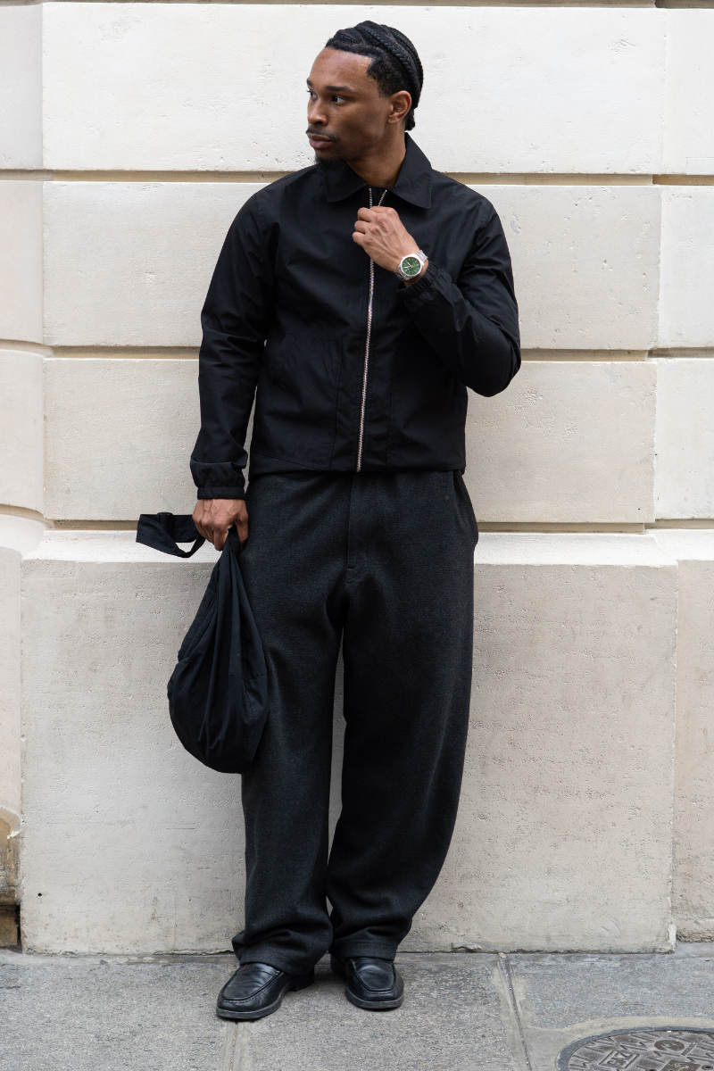 Short Zip Jacket - Black