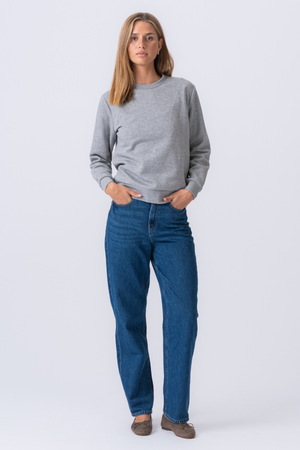 Essential Crewneck - Grey Melange