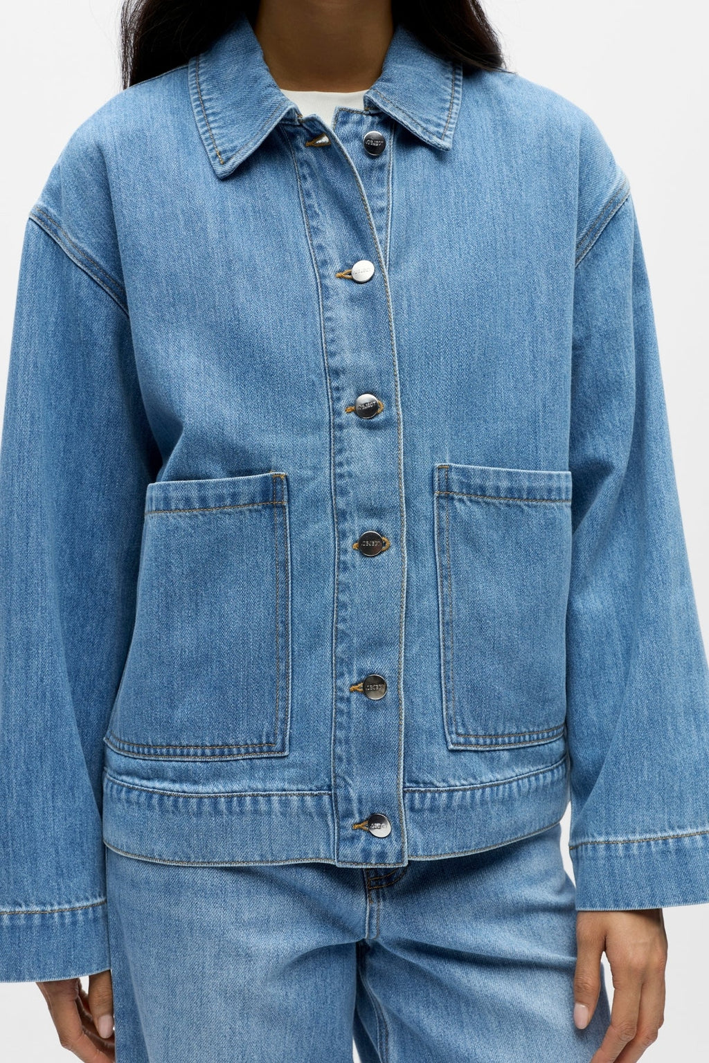Rosie Overshirt - šviesiai mėlynas džinsas