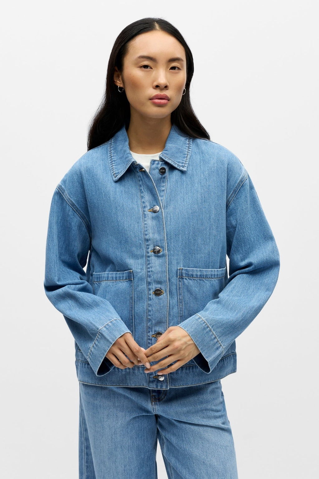 Rosie Overshirt - šviesiai mėlynas džinsas