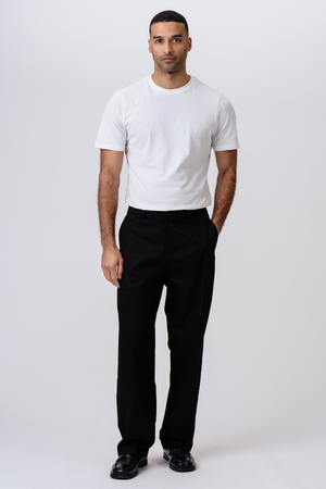 Straight Cotton Chino – juoda
