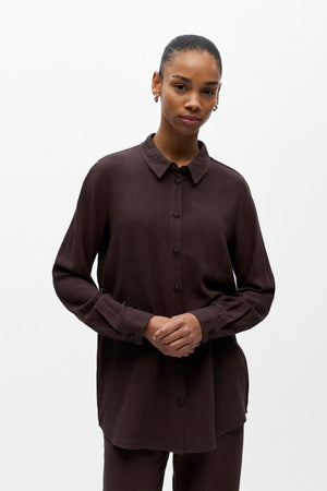 Sanne Shirt - Seal Brown
