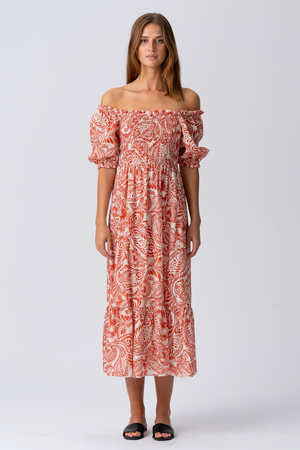 Lia suknelė - raudona