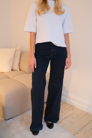 „Miley Wide“ džinsai – tamsiai mėlyni