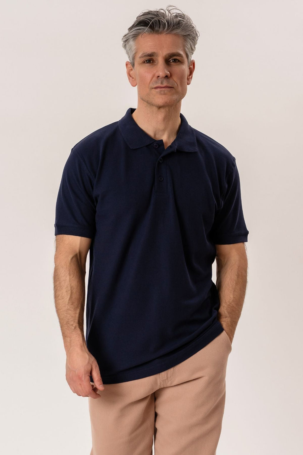 Basic Polo stiliaus kelnės - Navy