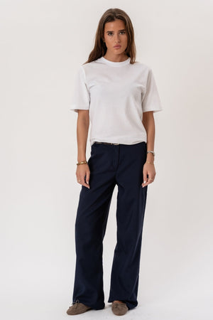 Talia Baggy Pants - Navy