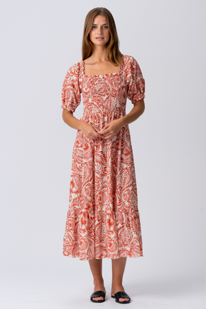 Lia suknelė - raudona