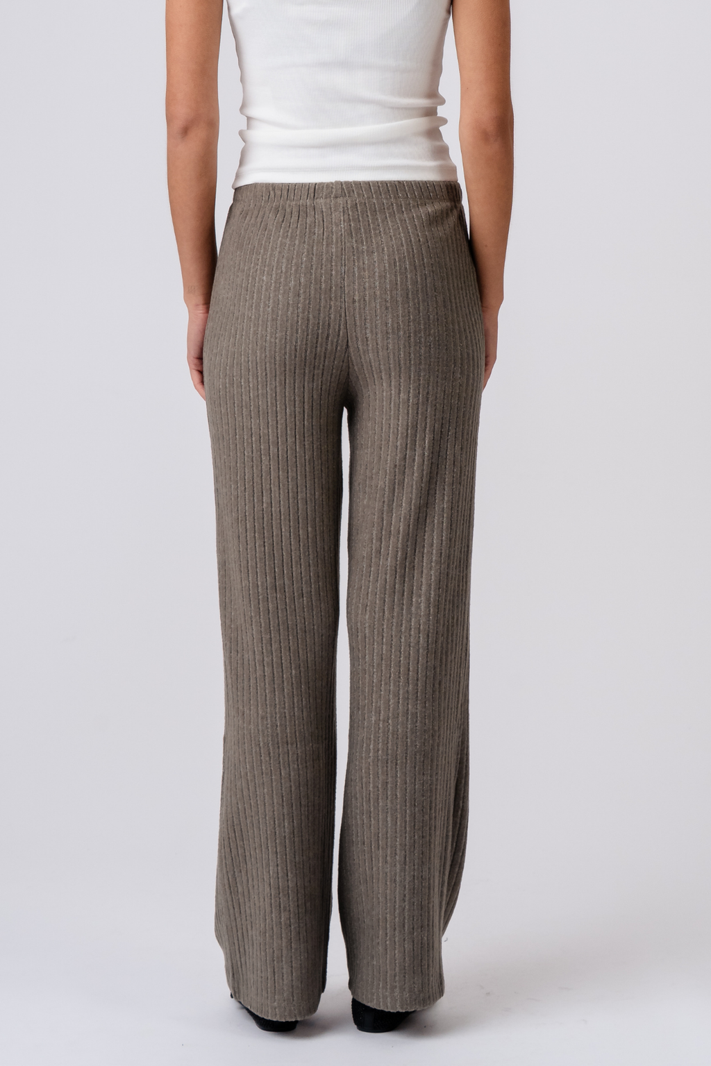 Ivy Knit Pants - Chaki