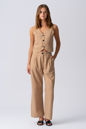 Natalie Pants - Light Brown