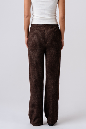 Ivy Knit Pants - Brown