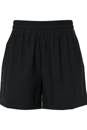 Olly aukštu juosmeniu Shorts - Juoda