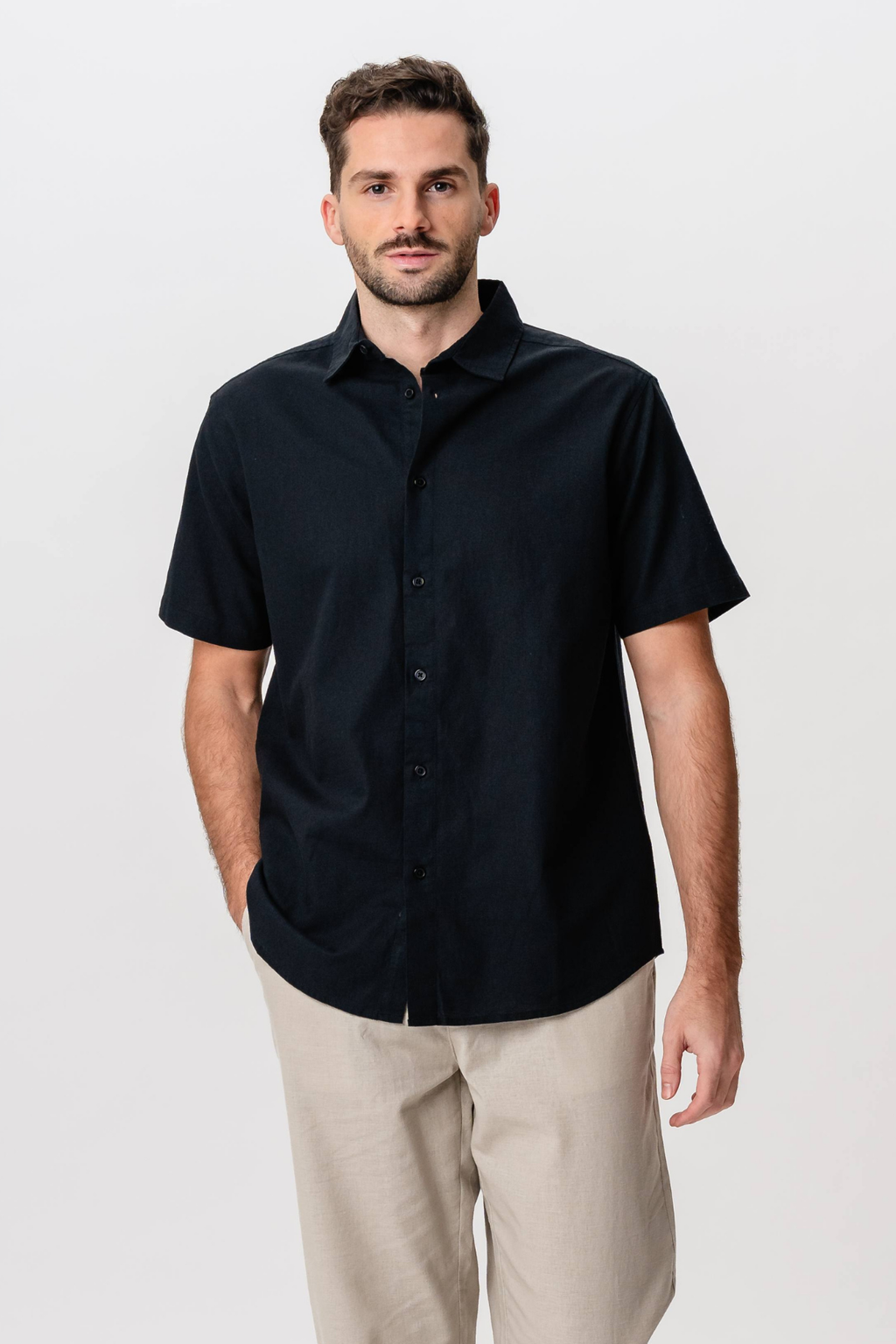Short-Sleeved Linen Shirt – Package Deal (2 pcs.)