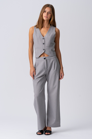Natalie Vest - Light Grey