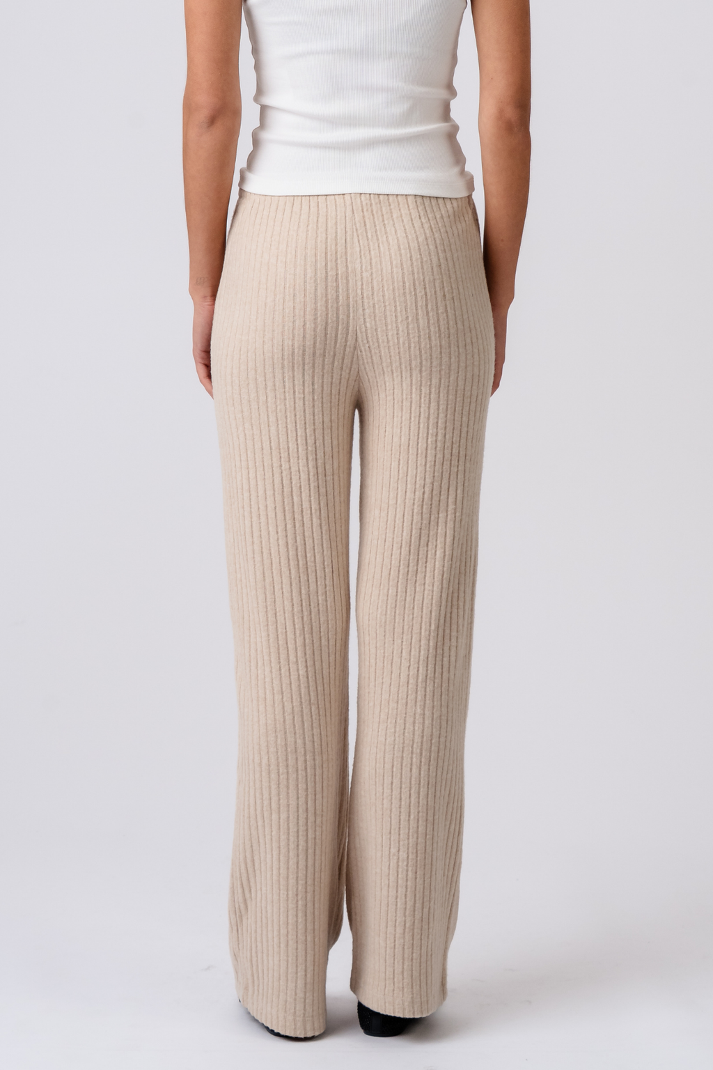 Ivy Knit Pants - Smėlio spalvos