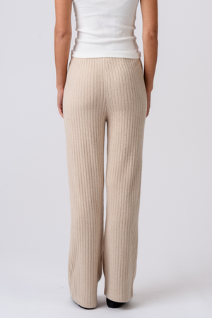 Ivy Knit Pants - Smėlio spalvos