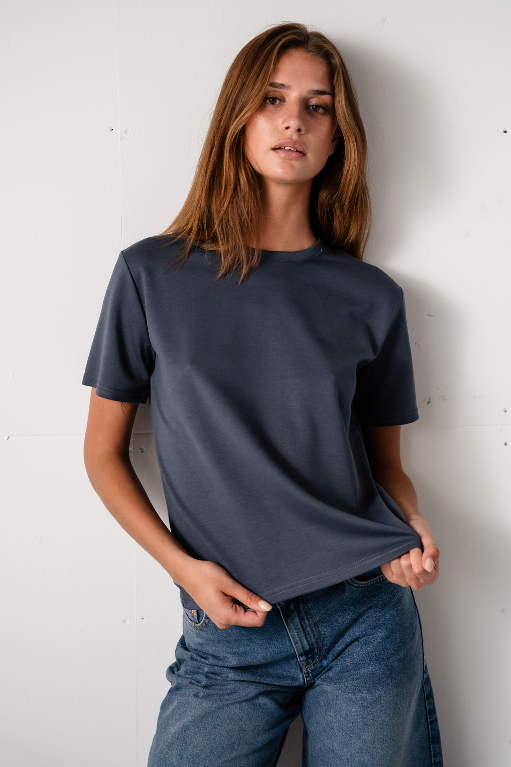 Leah Loose T-shirt - Grey