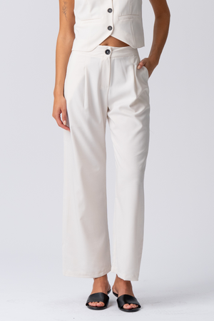 Natalie Pants - Light Beige