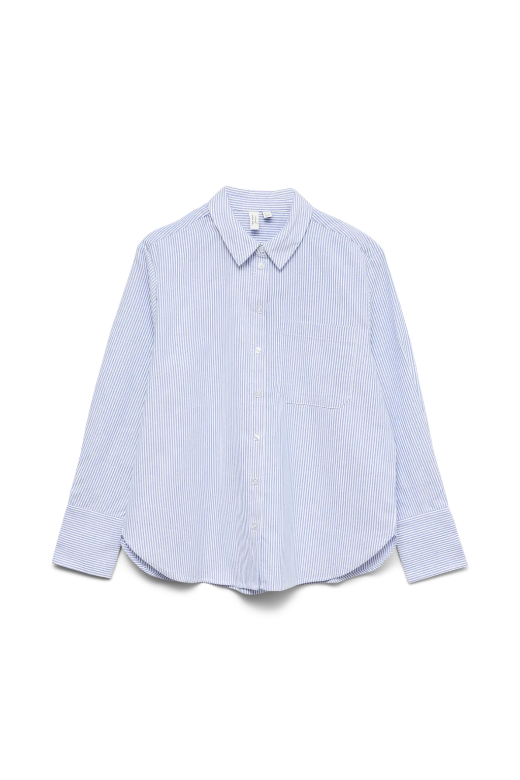 Inge Shirt - Palace Blue Snow white