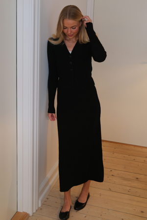 Nova Knit Skirt - juodas