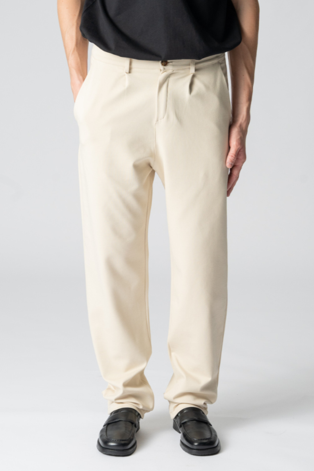 Performance Pants Wide - Beige