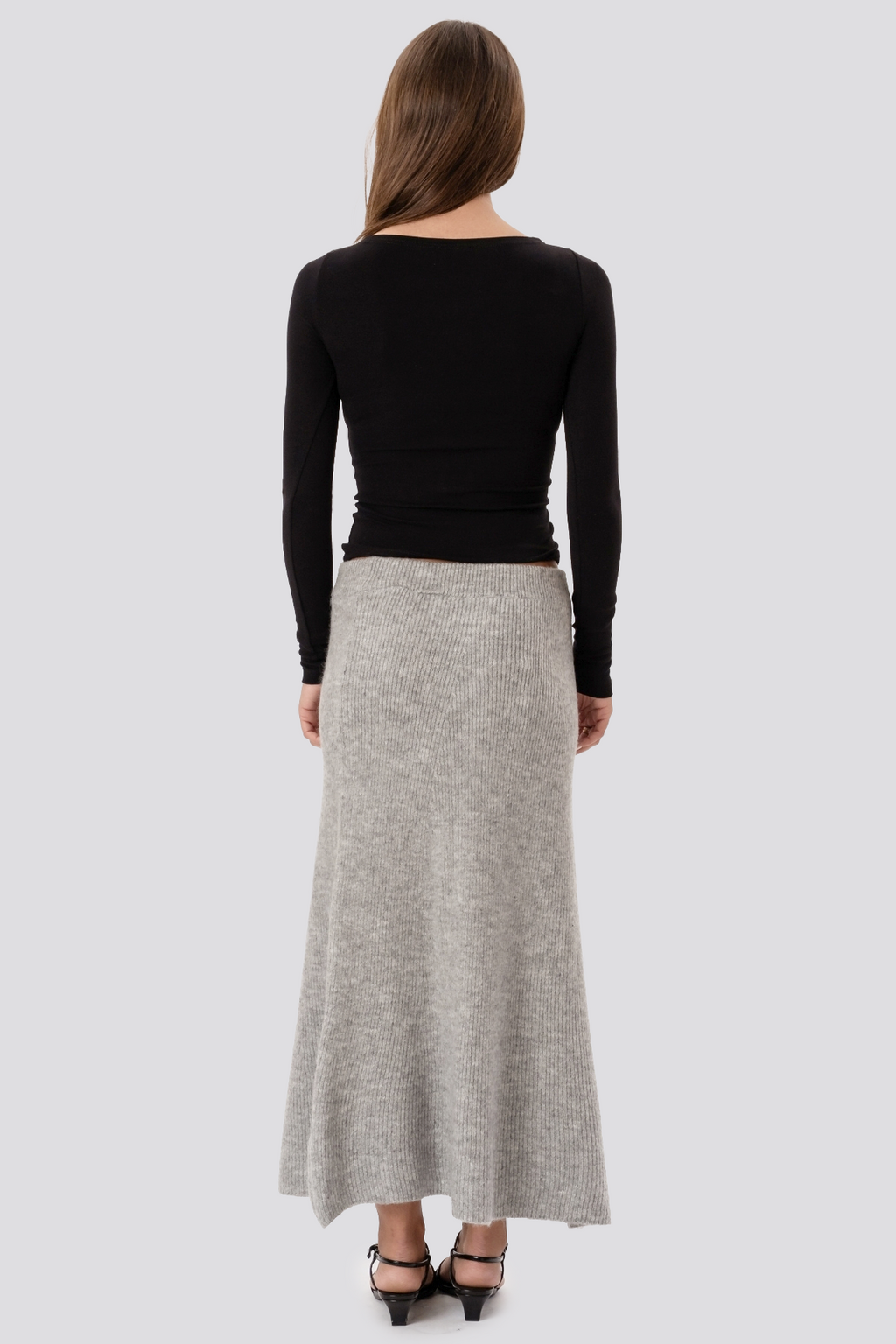 „Nova Knit“ sijonas – pilkas