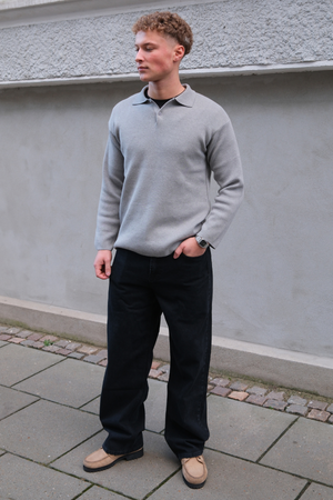 Viljamas Regular Džinsai – vienspalviai juodi