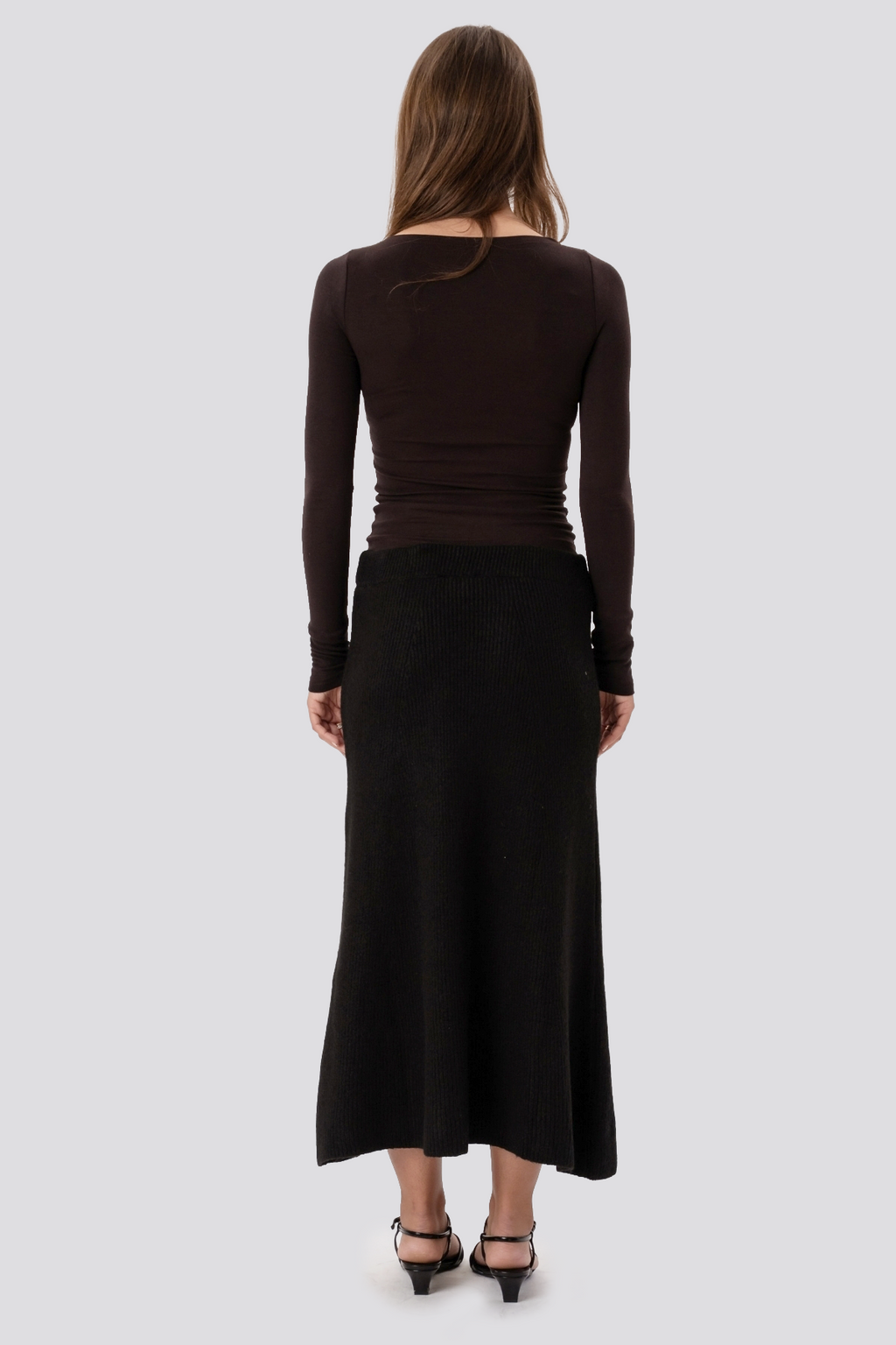 Nova Knit Skirt - juodas