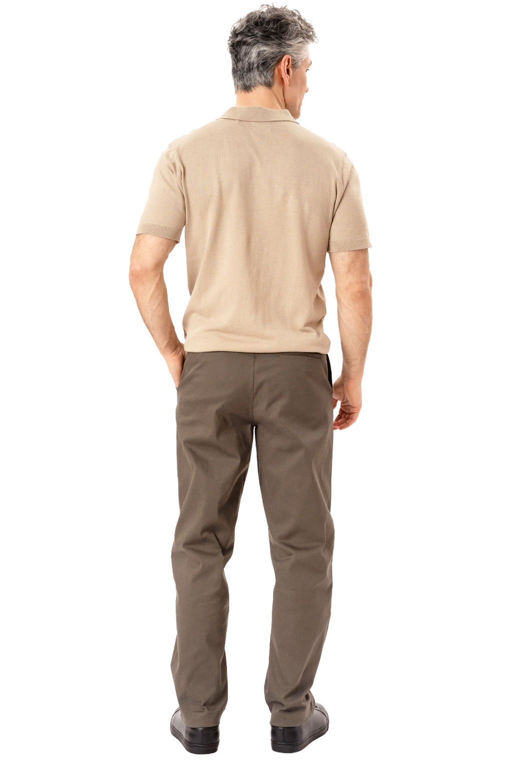 Nathan Knit Polo – smėlis