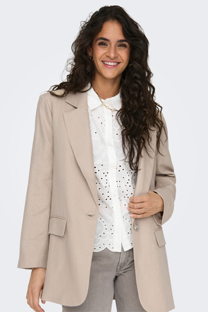 Caro -Lana Blazer - Oksfordo įdegis