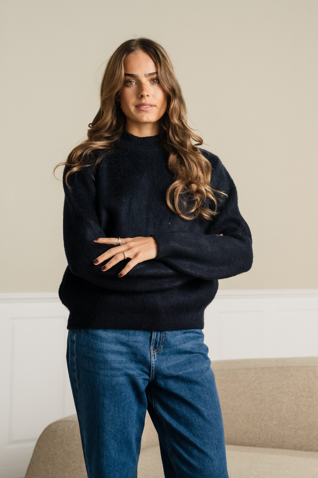 Lazdyno megztas - juodas