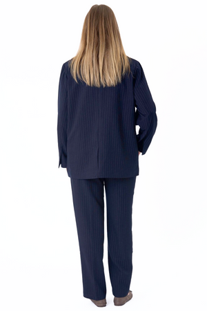 Negabaritinis kostiumas („Navy Pinstripe“) - pakuotės sandoris
