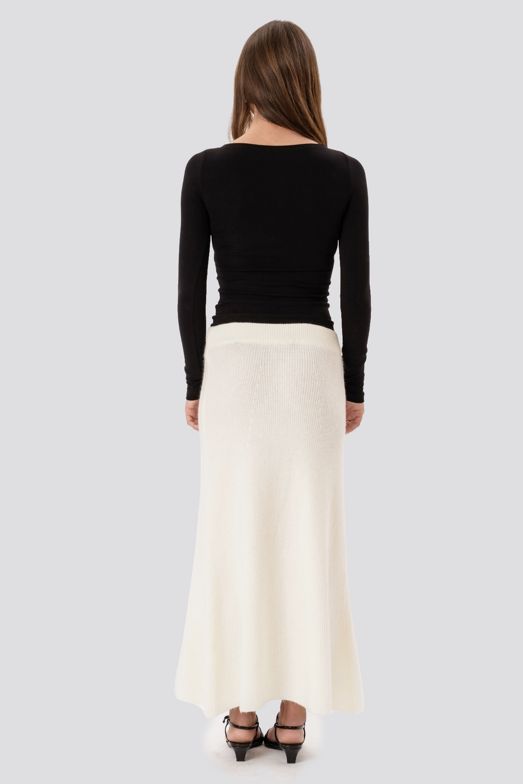 Nova Knit Skirt - baltas