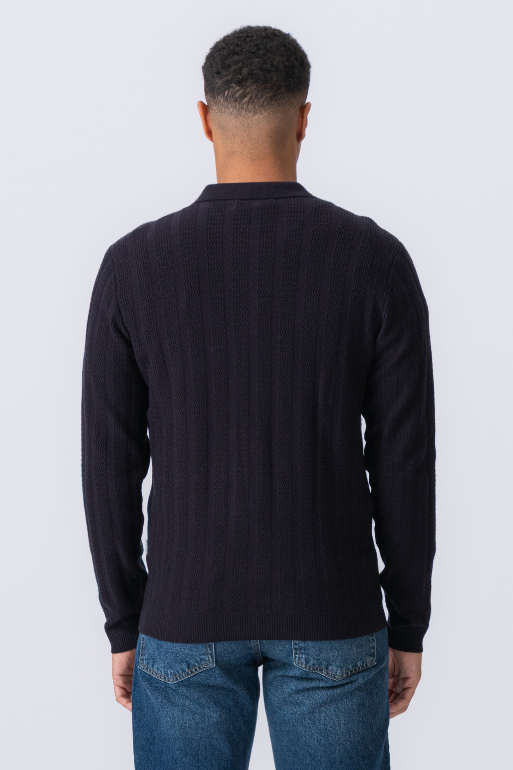Arthur Knit Cardigan - tamsus karinis jūrų laivynas