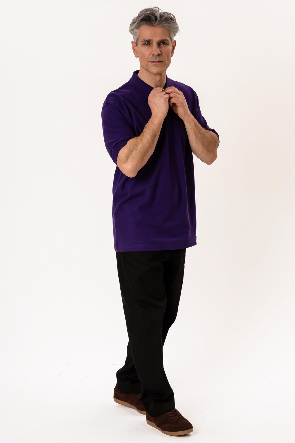 Basic Polo - Violetinė