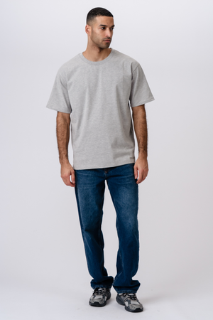 Sunkūs Boxfit marškinėliai - tamsiai pilki