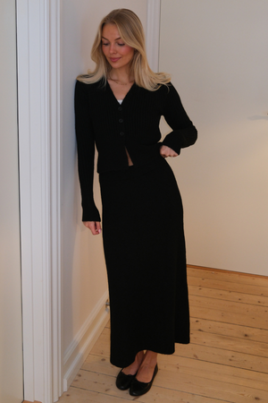 Nova Knit Skirt - juodas