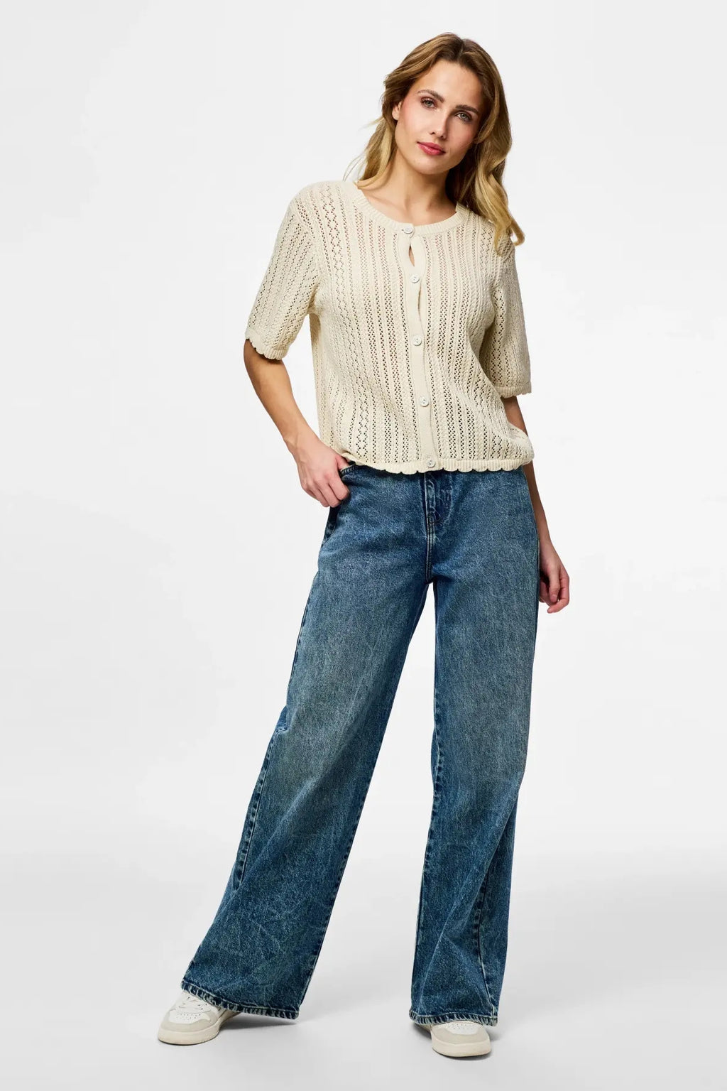 Nuka O-Neck Knit - beržas