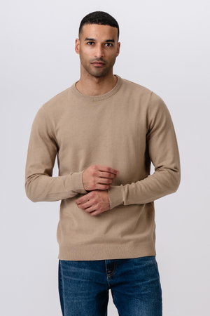 Pullover Roundneck - Sand