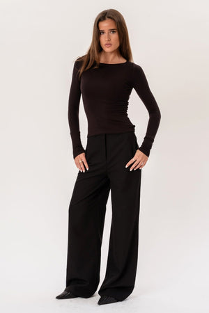 Rosalie Wide Pants - Black