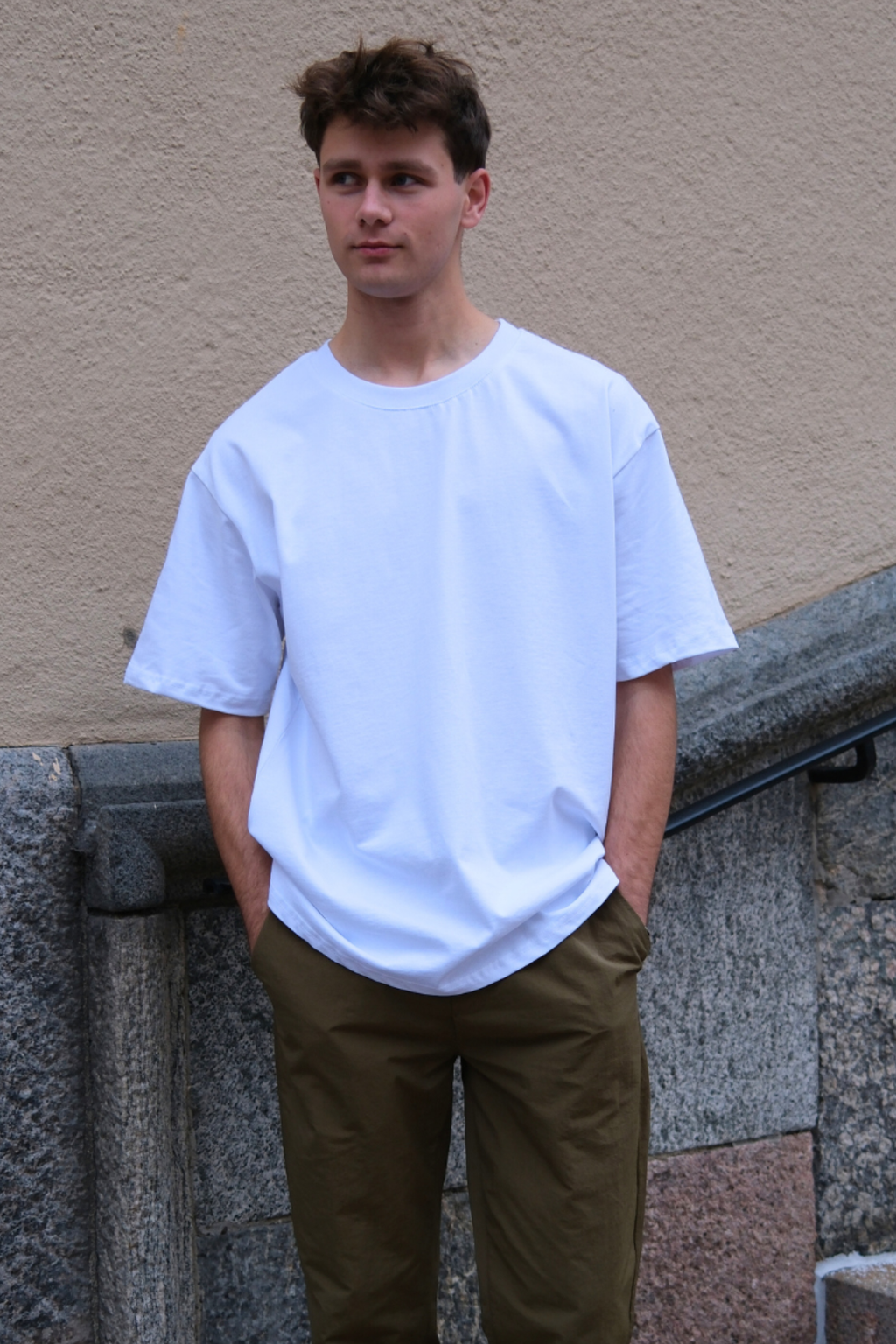 Sunkūs Boxfit marškinėliai – balti