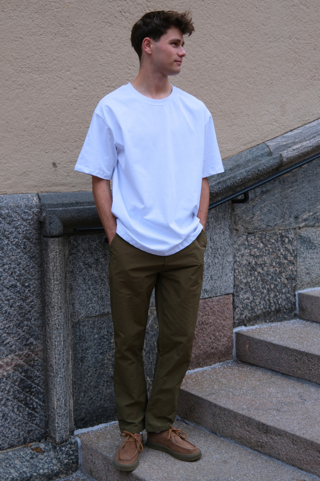 Sunkūs Boxfit marškinėliai – balti