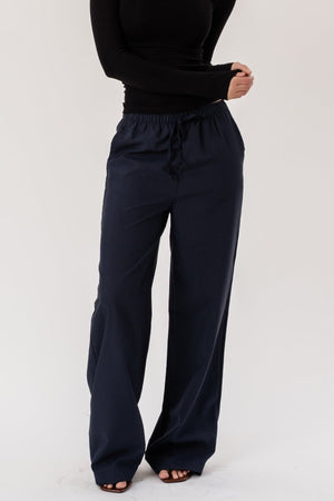Anastasia Wide Pants - Navy