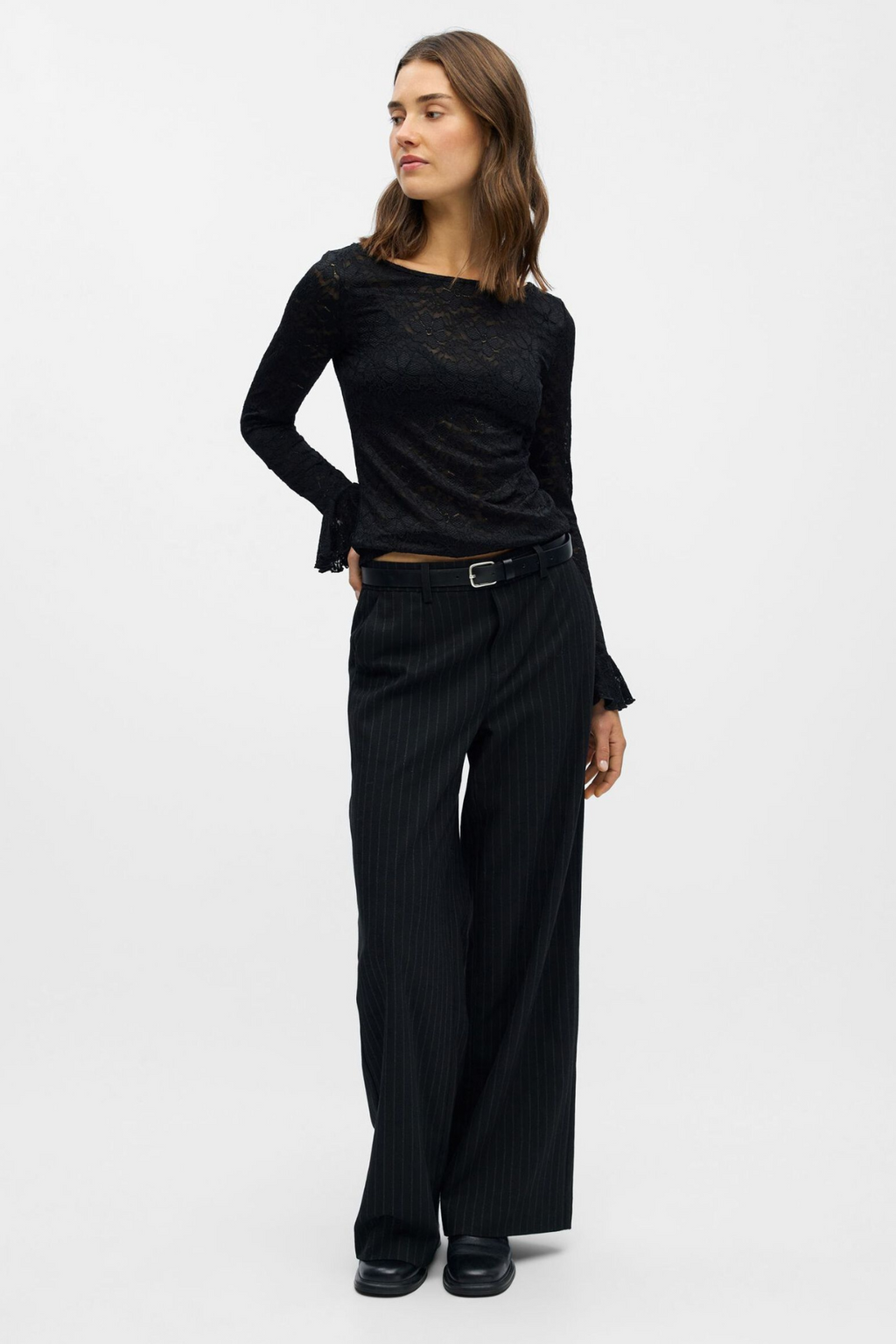 Ines sli top - juoda