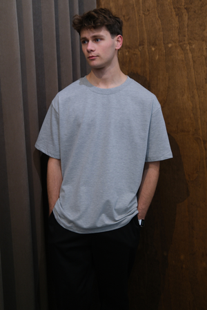 Sunkūs Boxfit marškinėliai - tamsiai pilki