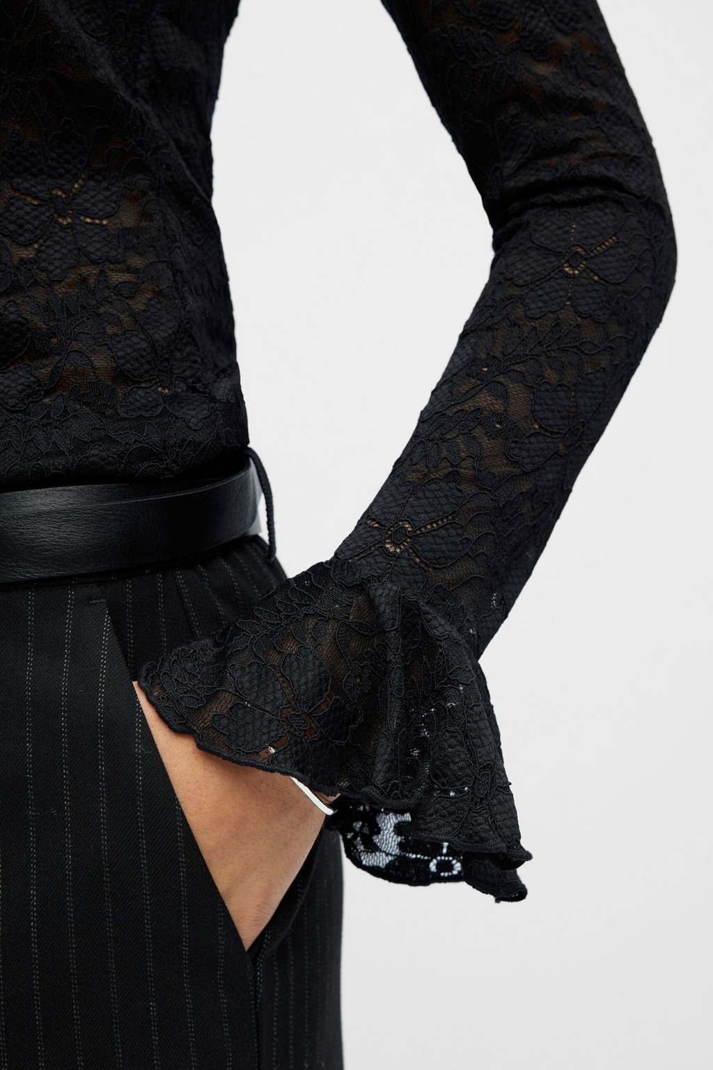 Ines sli top - juoda