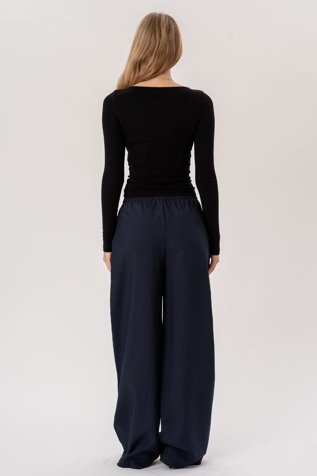 Anastasia Wide Pants - Navy