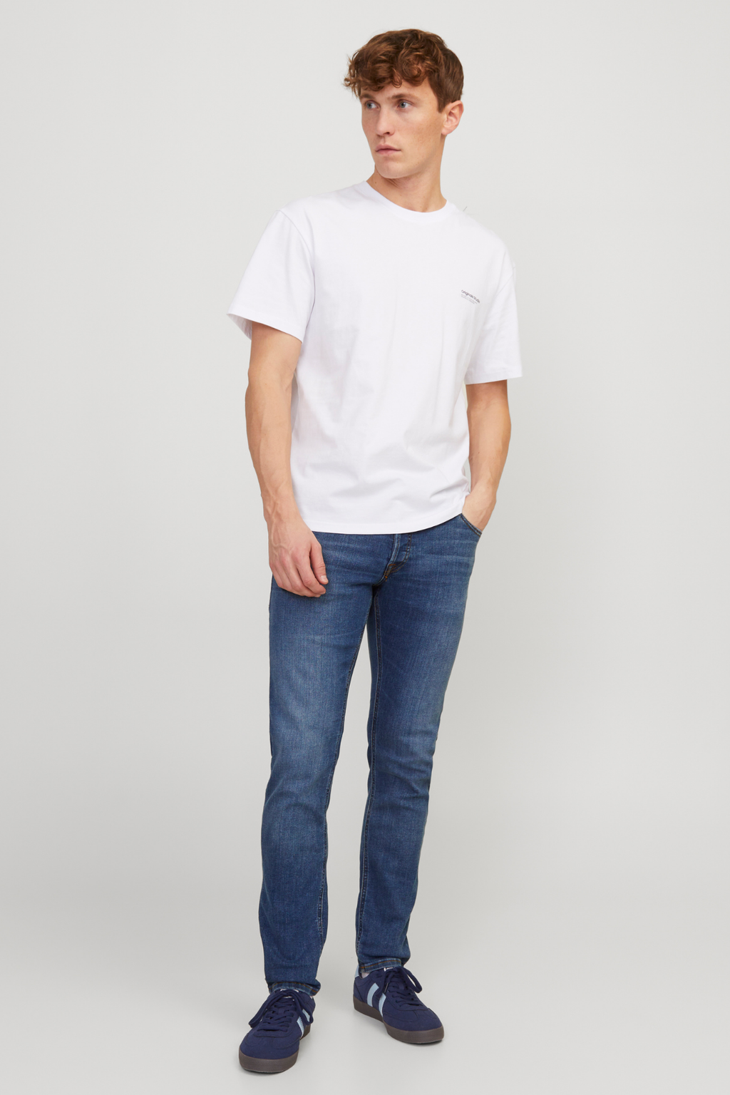 „Glenn Stretch“ džinsai - džinsinis mėlynas (plonas tinkamas)