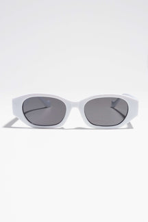 Nicola Sunglasses - White/Black