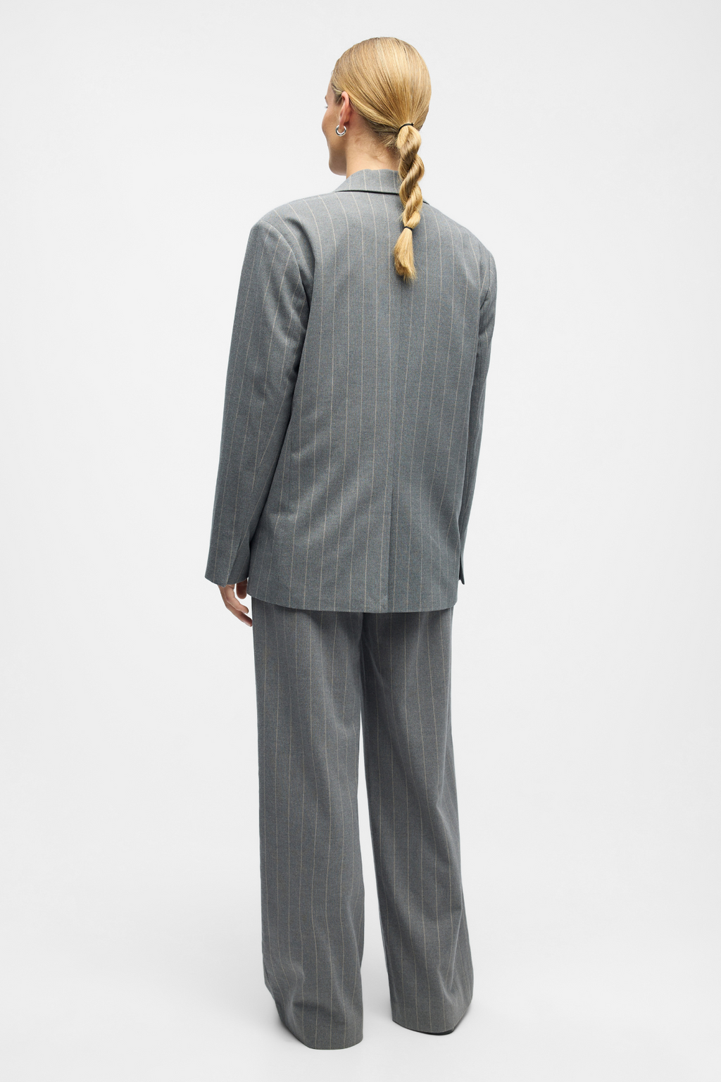 Lisa Blazer - vidutiniškai pilka melange